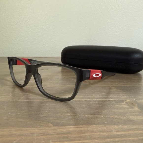 Oakley Other - Oakley Youth Boys Sat Grey‎ Smoke Red OY8012 Top Level Eyeglasses